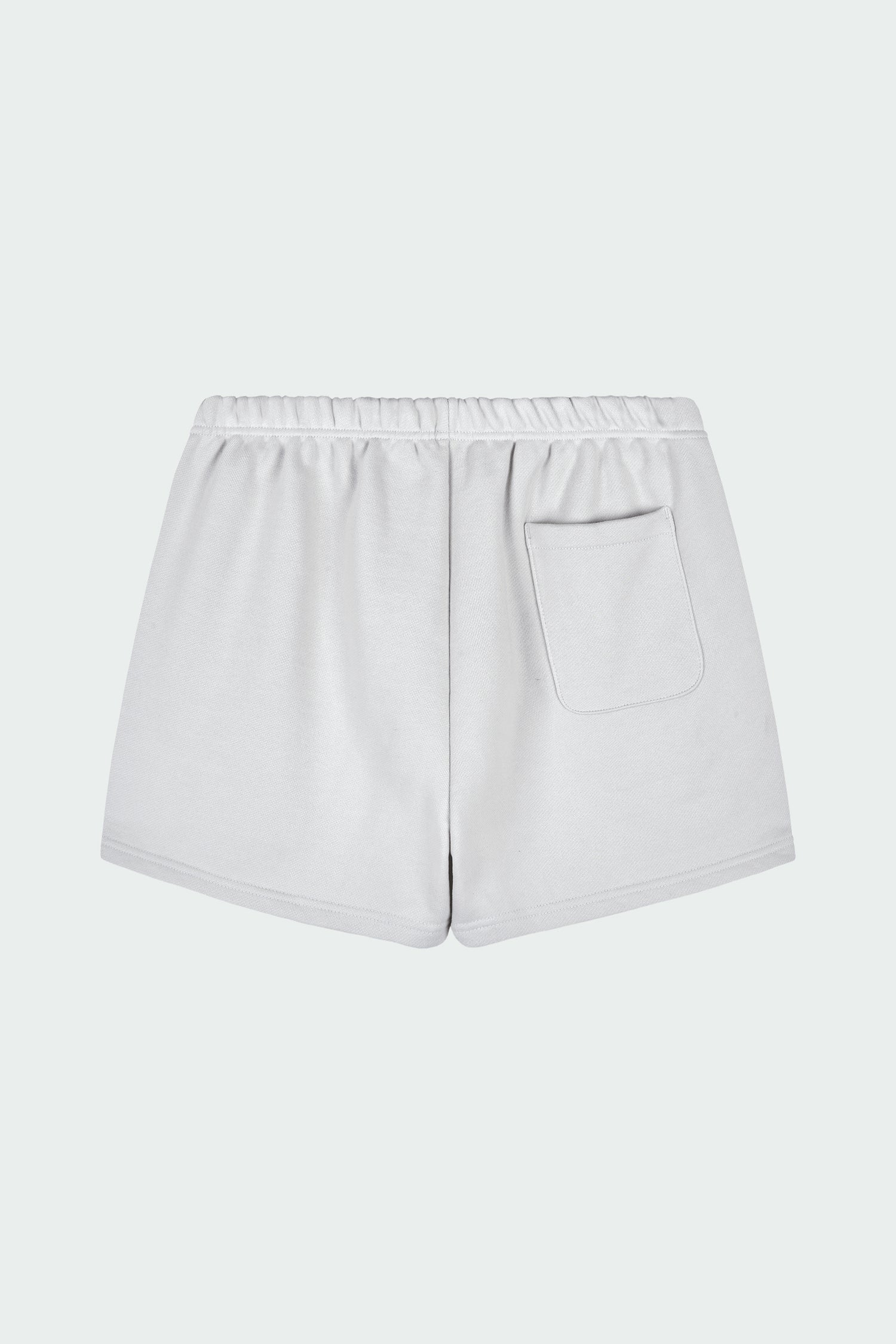 Kaia Shorts in dune, mini-length cotton French terry shorts with an elasticated drawstring waist, side pockets, and back pocket, regular fit, part of a casual set