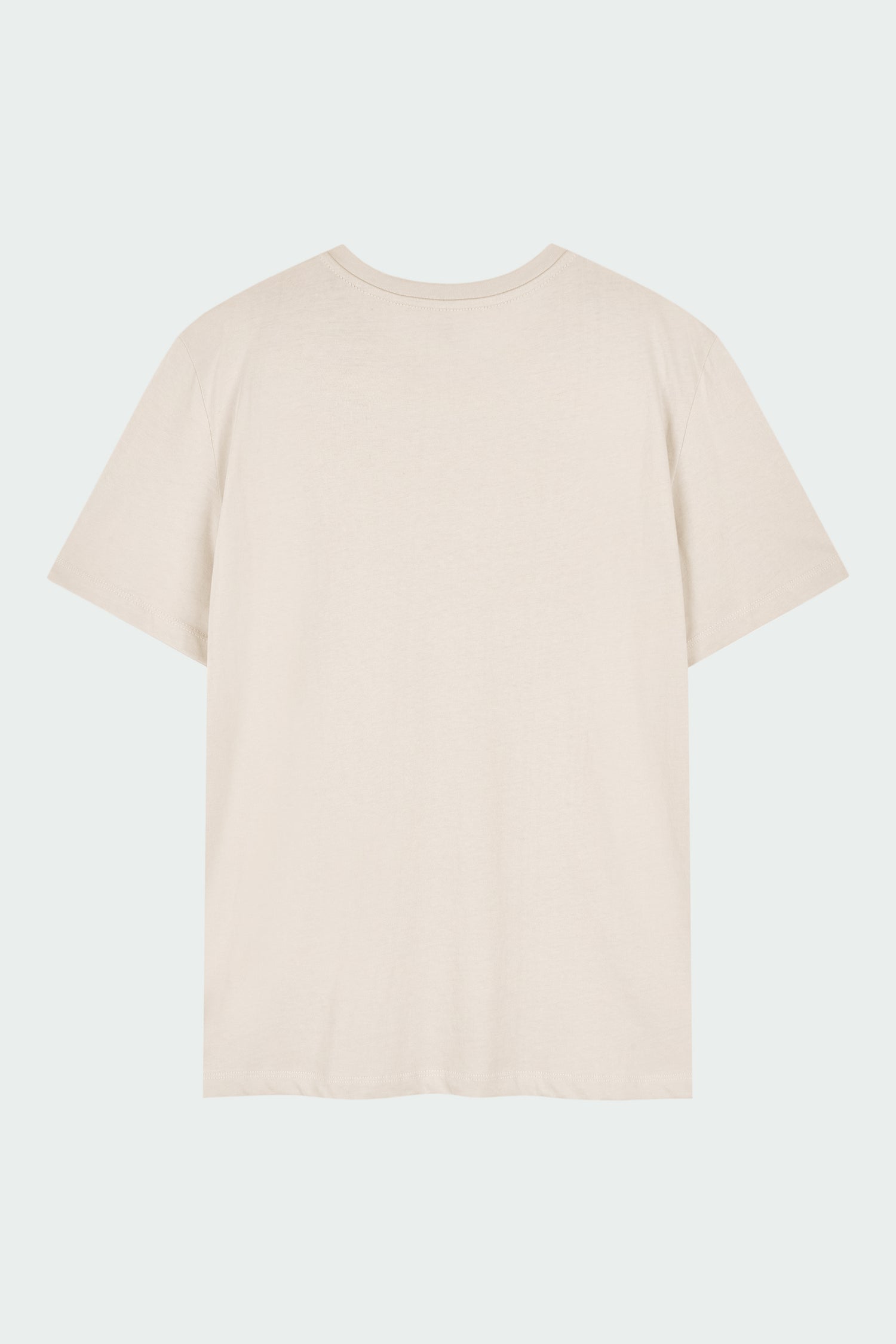 Lara T-shirt in natural, a relaxed-fit lightweight cotton tee with a crew neck and short sleeves for breathable daily wear.