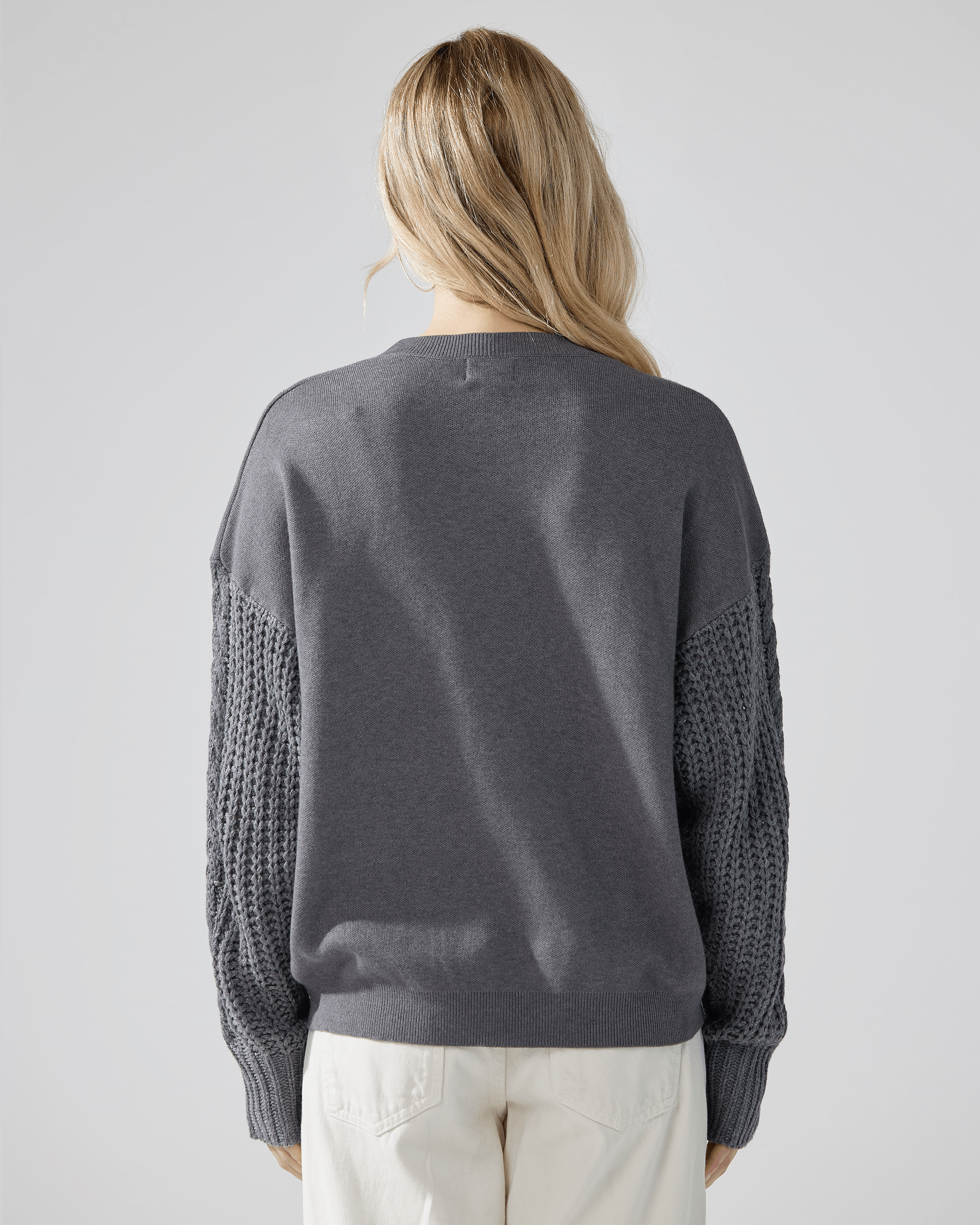 Charcoal Grey Sweater: Cozy Cable Knit