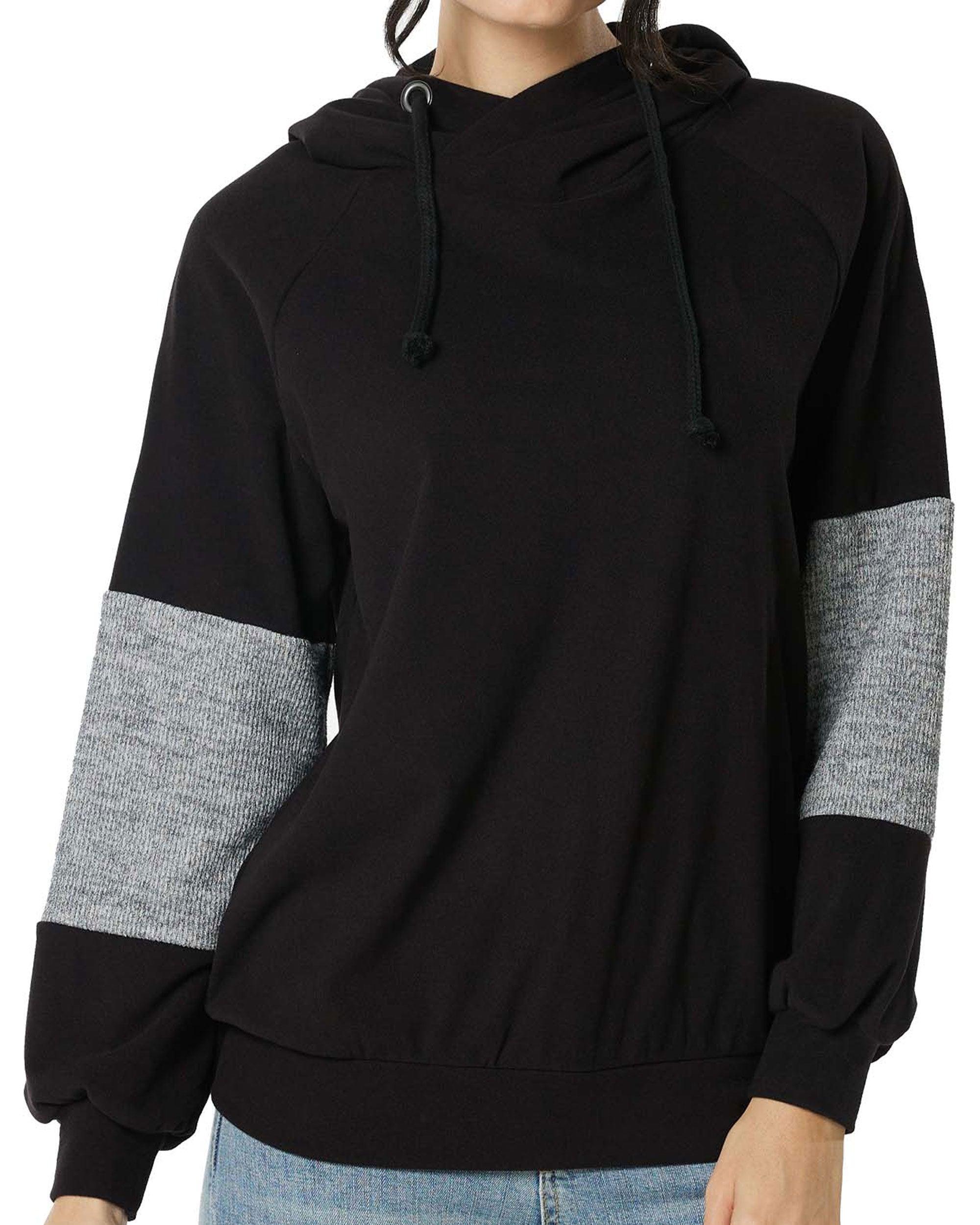 Black Cowl Neck Hoodie Essentials