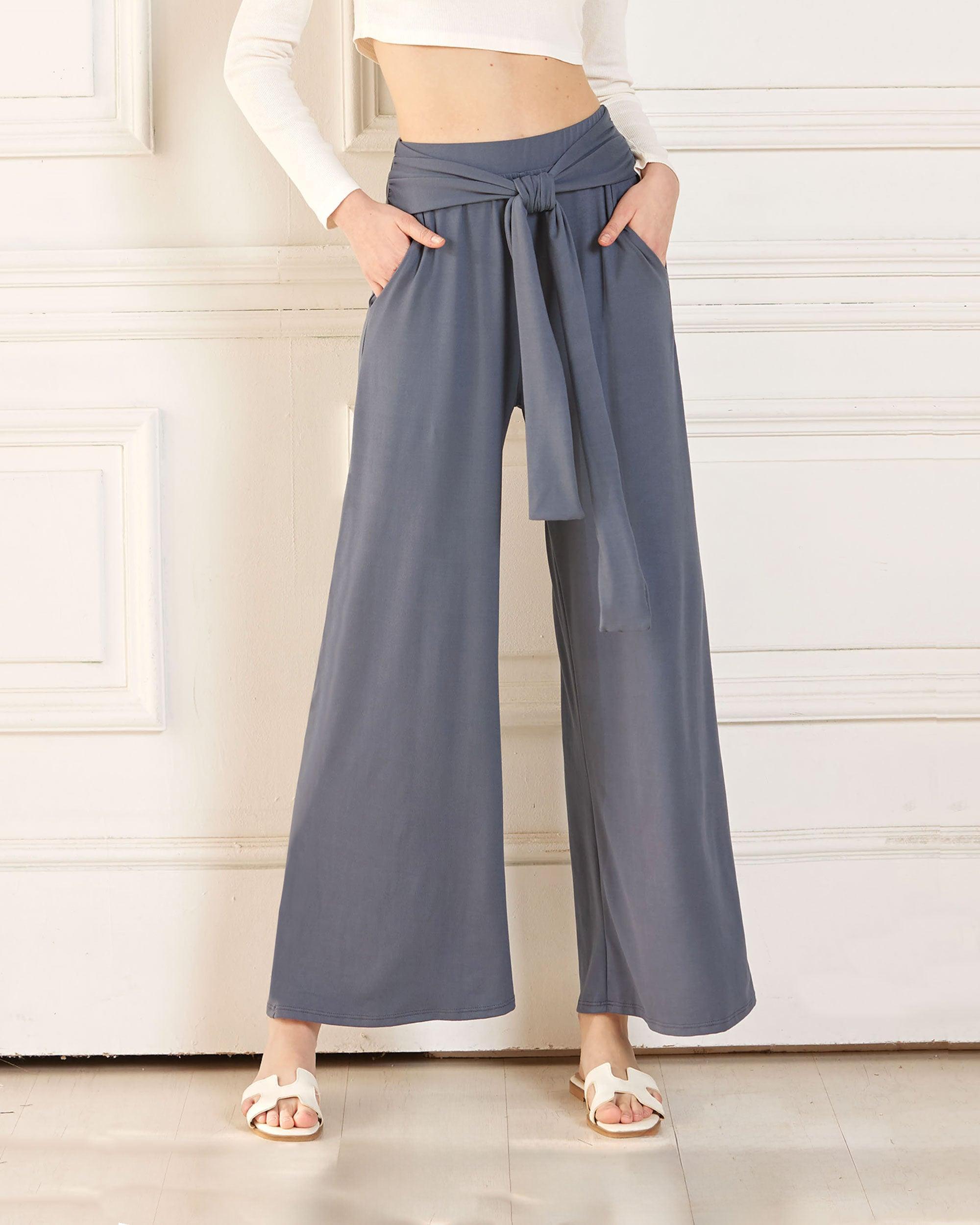 Dark Grey High Waisted Pants