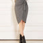 Charcoal Grey High Waisted Skirt