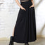 Black Smocked Waist Maxi Skirt - Timeless Elegance