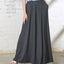 Charcoal Maxi Skirt - Soft & Lightweight Design
