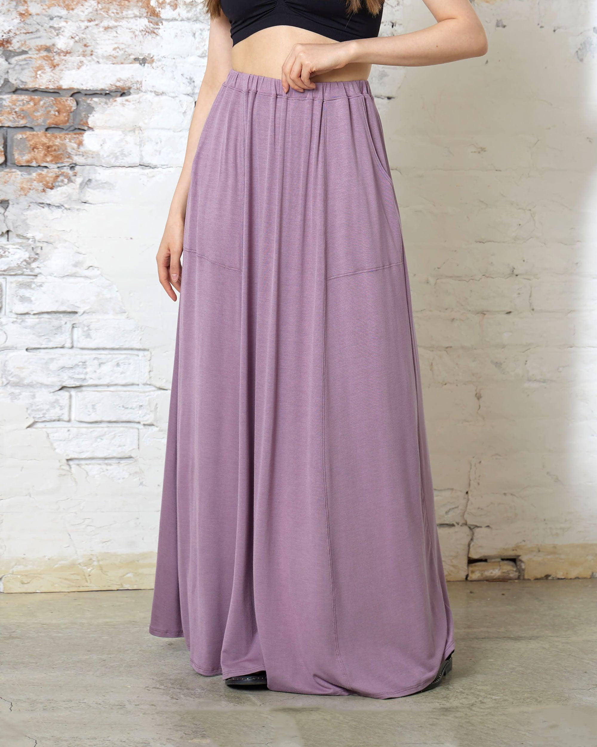 Raisin Maxi Skirt - Soft & Lightweight Design