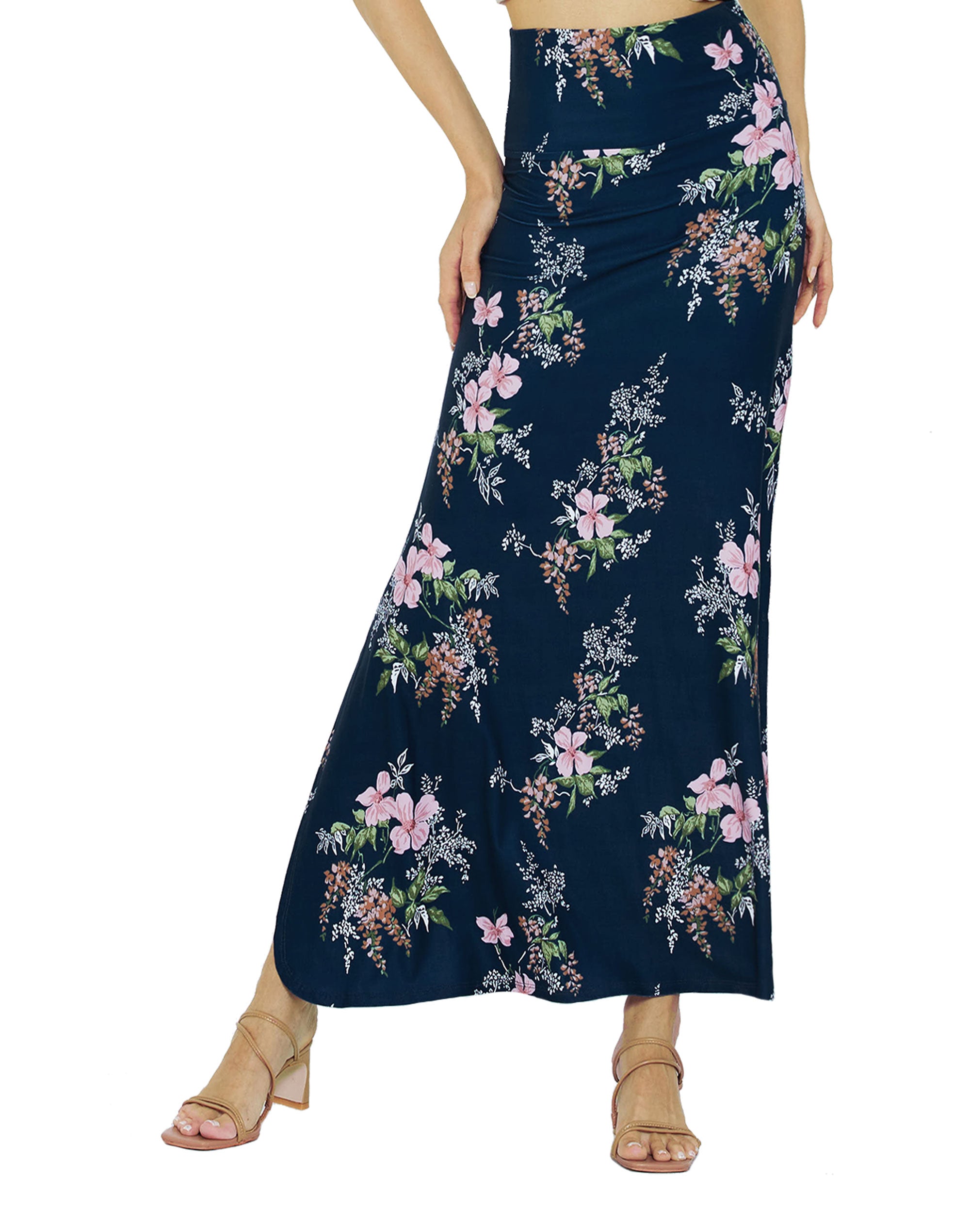 Flower Maxi Skirt - Floral Elegance