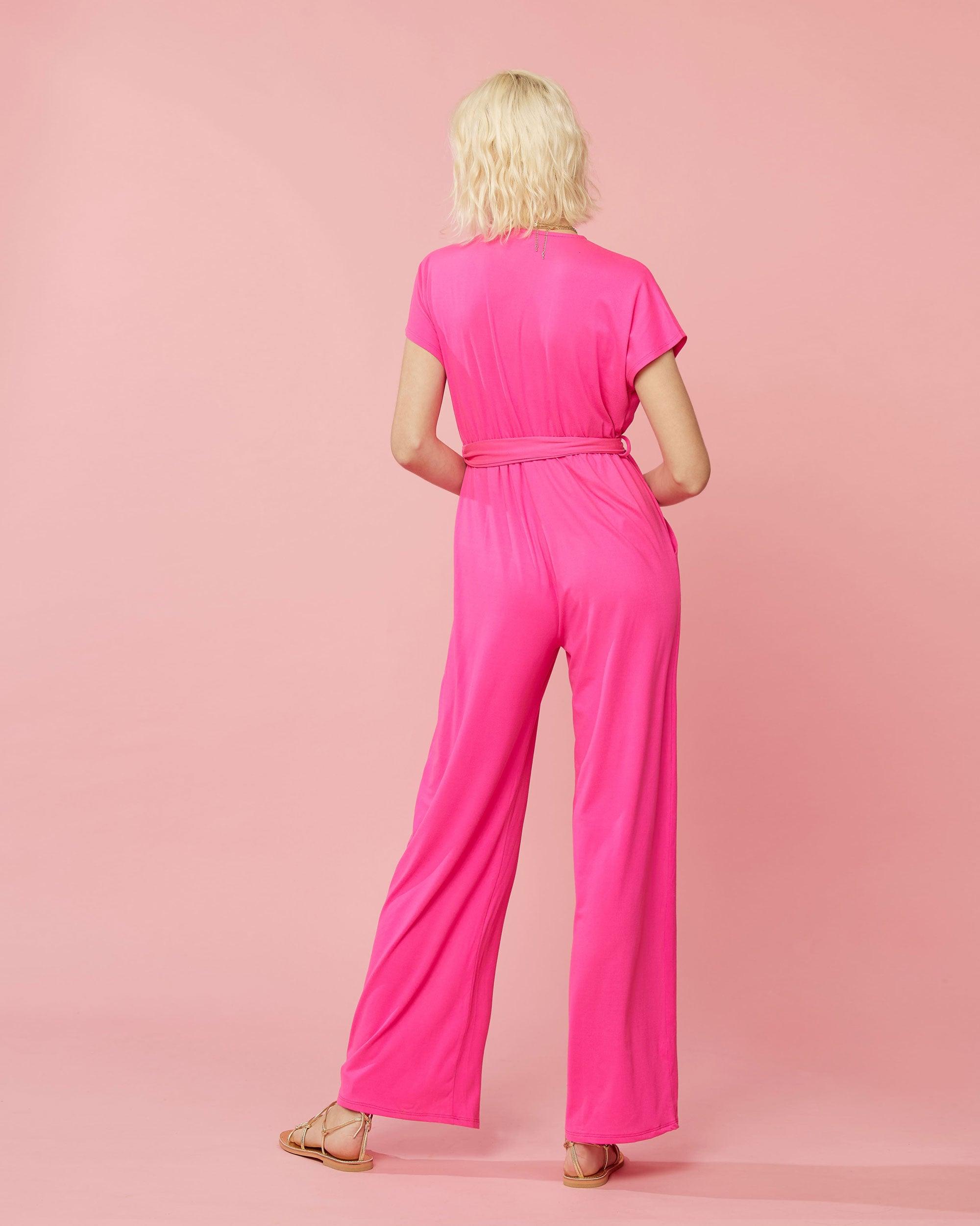 Fuchsia Jumpsuit: Vibrant Elegance