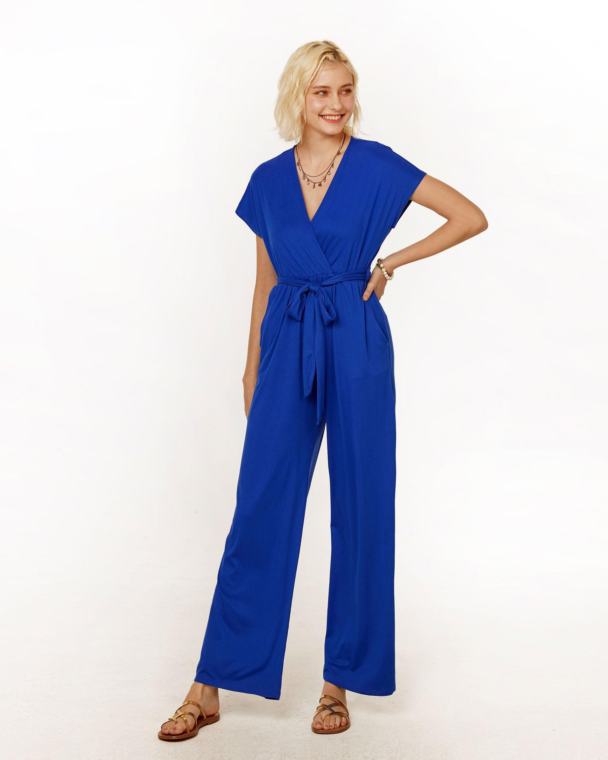 Royal Jumpsuit: Elegant Sophistication