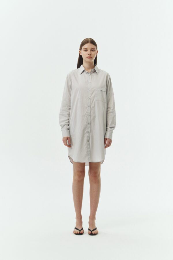 Cara Dress - Cloud Gray