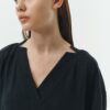 Charlotte Dress - Black Navy