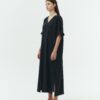 Charlotte Dress - Black Navy