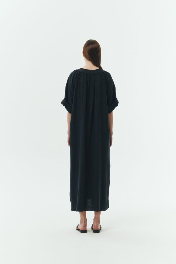 Charlotte Dress - Black Navy