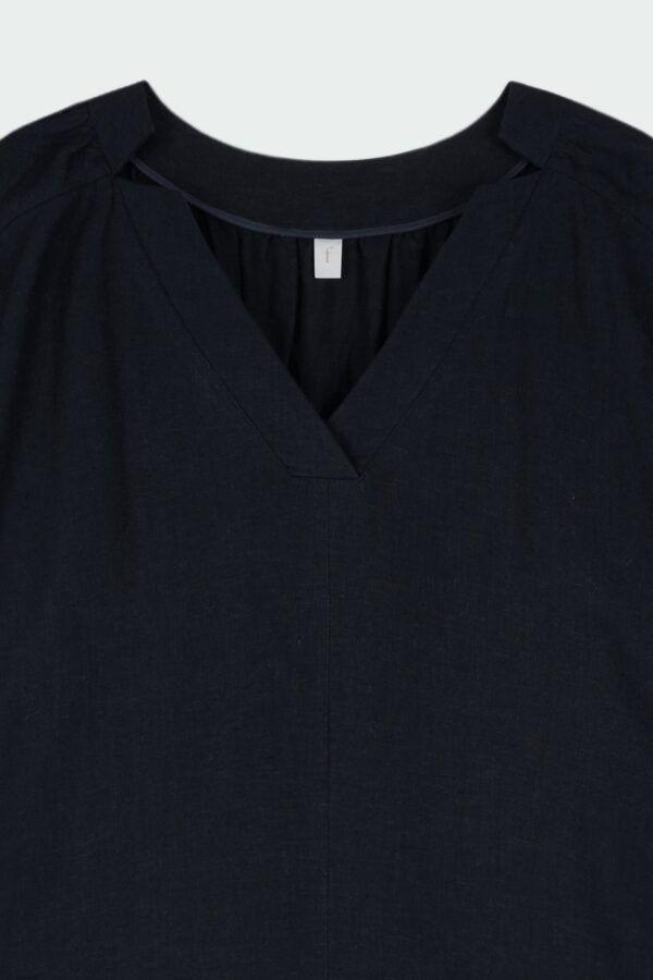 Charlotte Dress - Black Navy