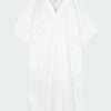 Charlotte Dress - White Stripe