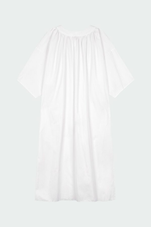 Charlotte Dress - White Stripe