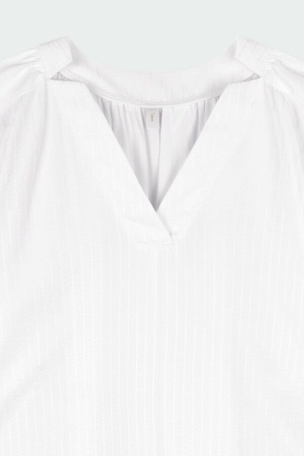 Charlotte Dress - White Stripe