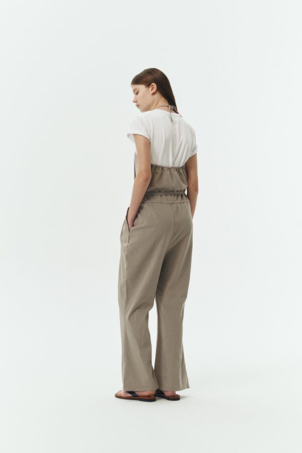 Daisy Jumpsuit - Khaki Gray