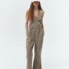 Daisy Jumpsuit - Khaki Gray