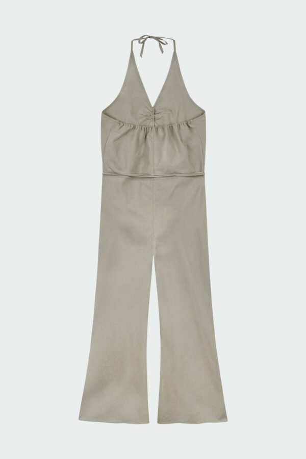Daisy Jumpsuit - Khaki Gray