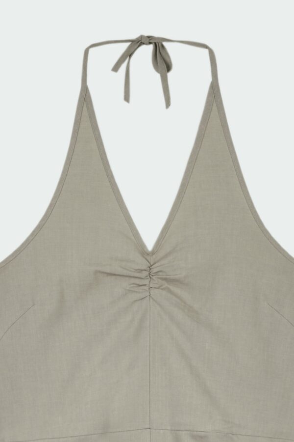 Daisy Jumpsuit - Khaki Gray