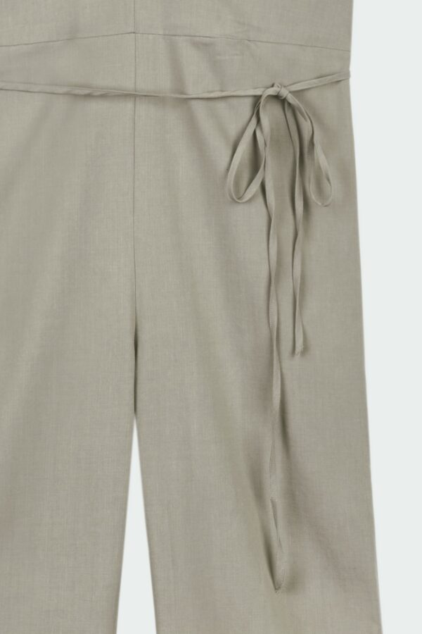 Daisy Jumpsuit - Khaki Gray