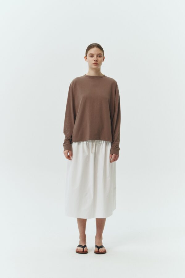 Lara Long-Sleeve T-Shirt - Brown