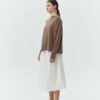 Lara Long-Sleeve T-Shirt - Brown