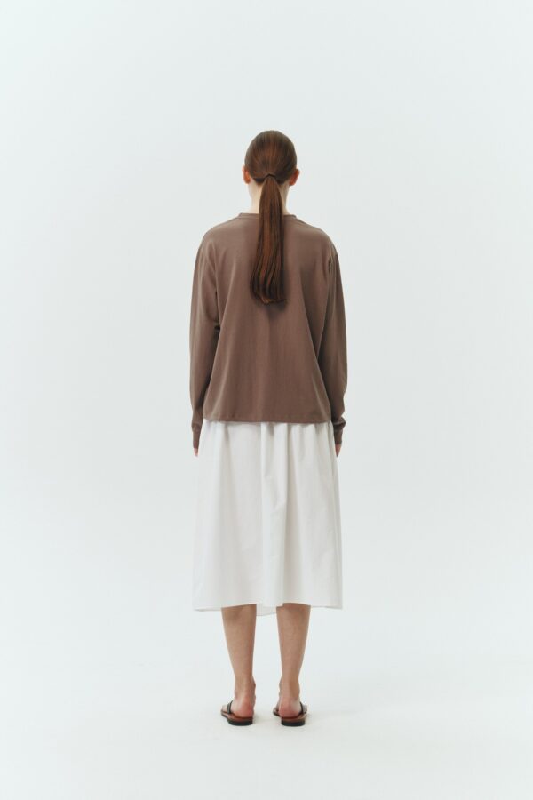 Lara Long-Sleeve T-Shirt - Brown