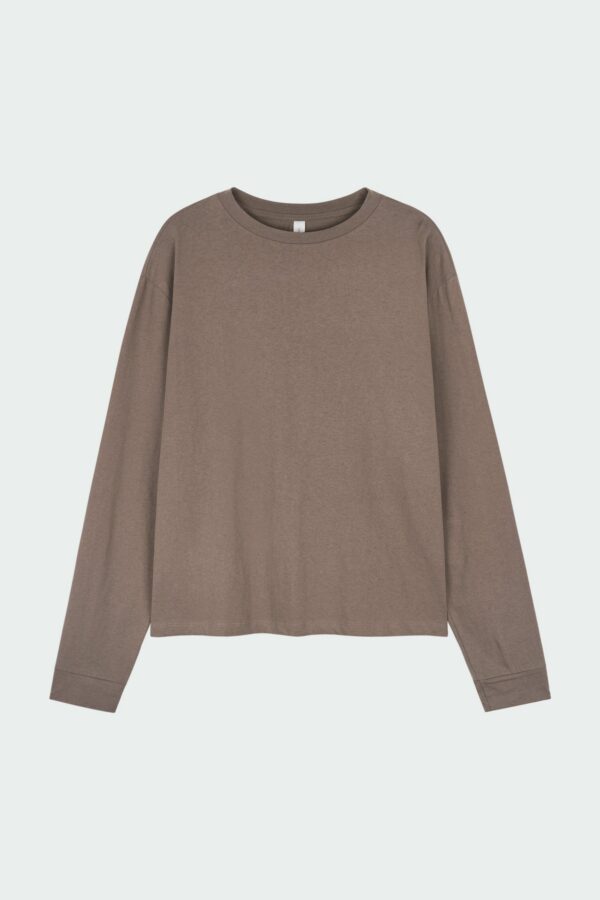 Lara Long-Sleeve T-Shirt - Brown