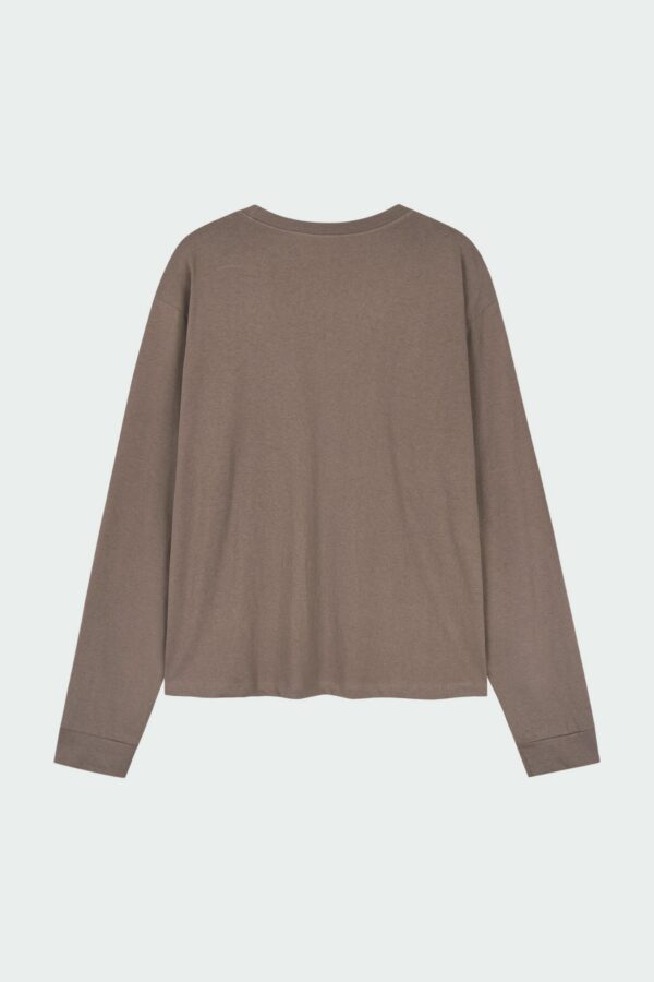 Lara Long-Sleeve T-Shirt - Brown