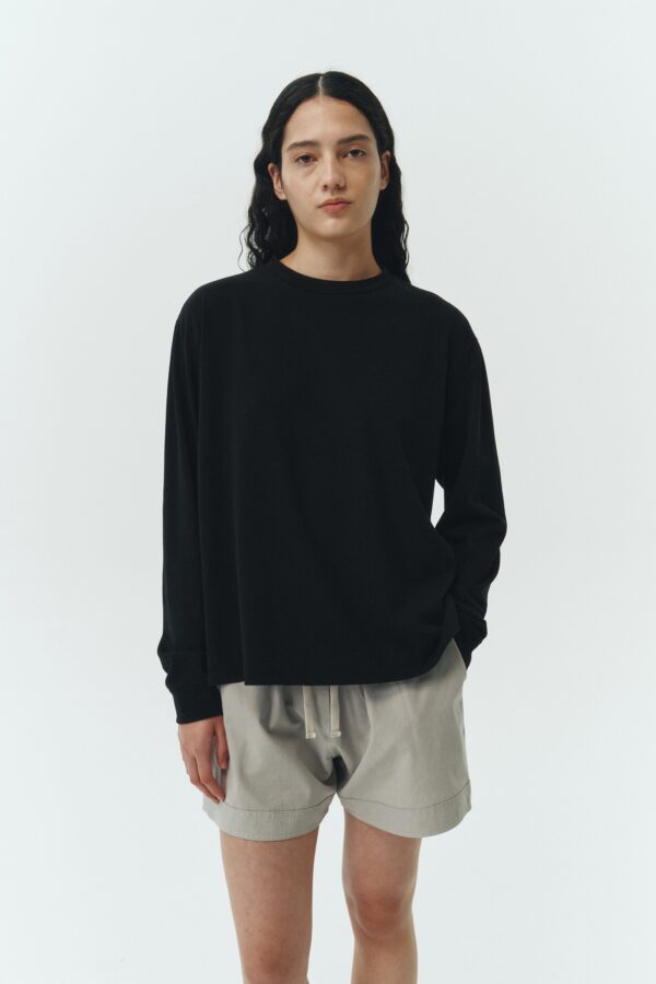 Lara Long-Sleeve T-Shirt - Black