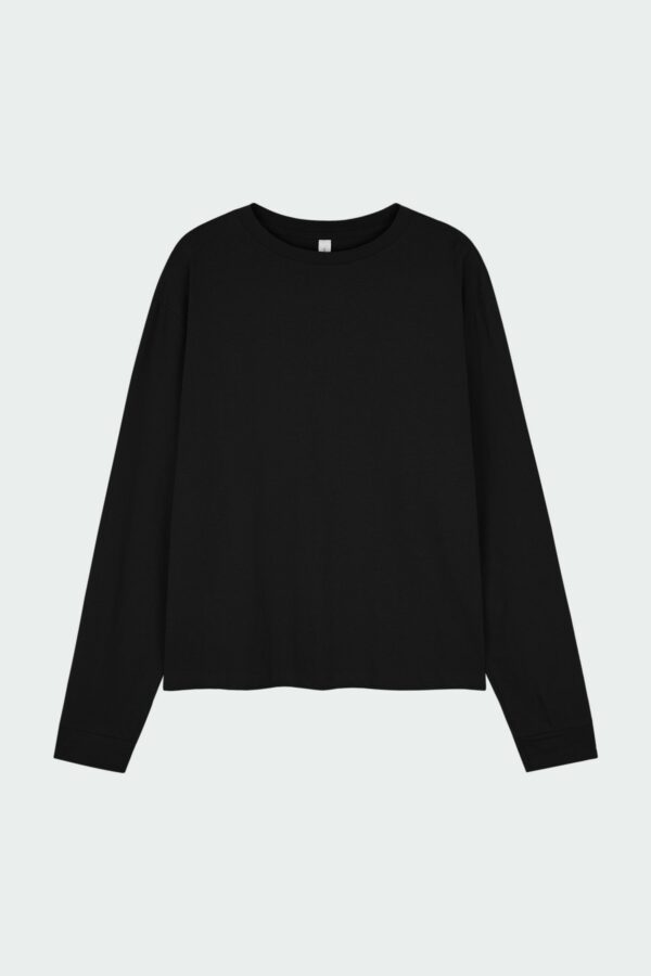 Lara Long-Sleeve T-Shirt - Black