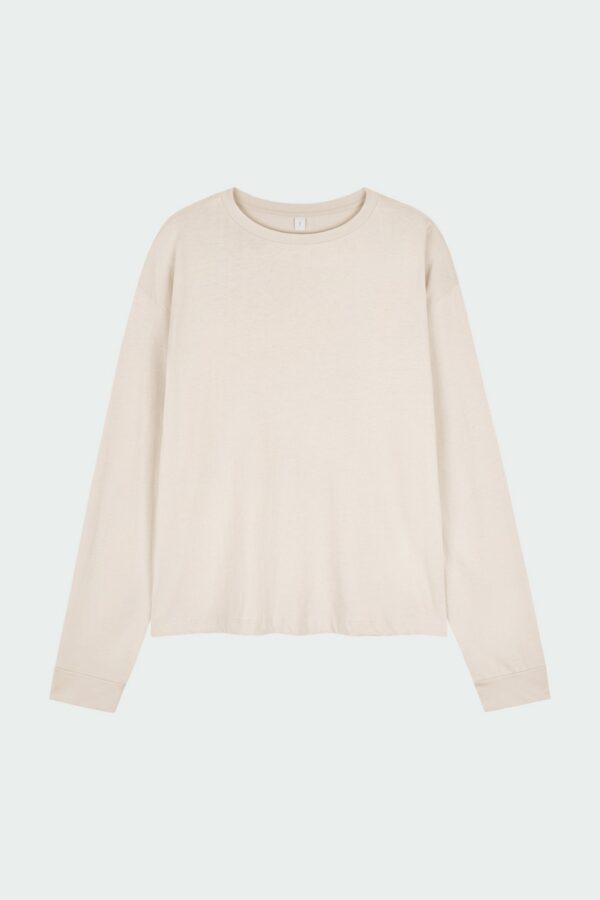 Lara Long-Sleeve T-Shirt - Natural