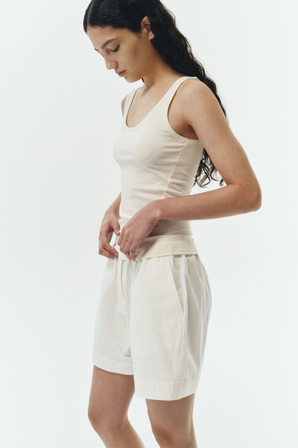 River Shorts - Washed White