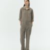 Saige Jumpsuit - Khaki Gray