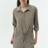 Saige Jumpsuit - Khaki Gray
