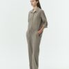 Saige Jumpsuit - Khaki Gray