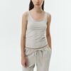 Zoe Tank Top - Cloud Gray