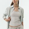 Zoe Tank Top - Cloud Gray