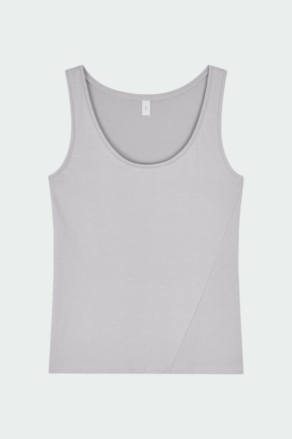 Zoe Tank Top - Cloud Gray